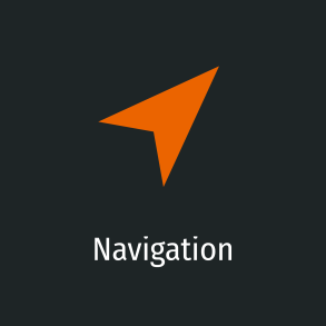Die Navigation für dich und dein Motorrad ist eine der Hauptfunktionen des DVISION Head-Up Displays und in jeder Ansicht an- und abwählbar. ICON Navigation