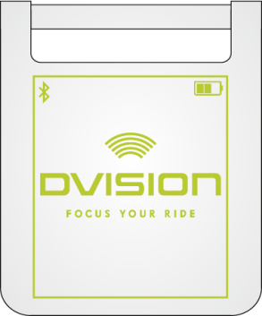 The DVISION display shows a control screen to check the positioning.