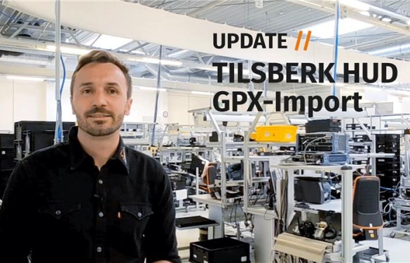 Sascha Berger gibt Update zum GPX Datenimport mit dem TILSBERK Head-Up Display